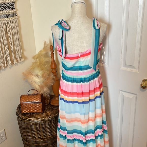 Flying Tomato Multi Colored Dress / Size Large - Picture 8 of 9